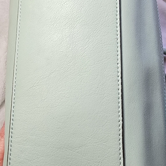 Coach Legacy Candace Carryall 24201 All Leather Satchel Seafoam/Mint 2012 EUC - Picture 13 of 16